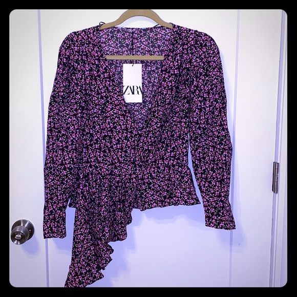 Zara Tops - Zara floral print blouse
